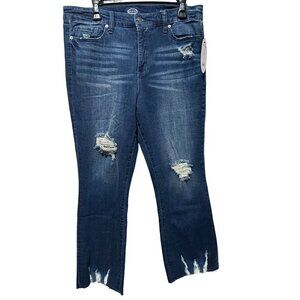 Scoop Crop Flare Jeans size 12 NWT